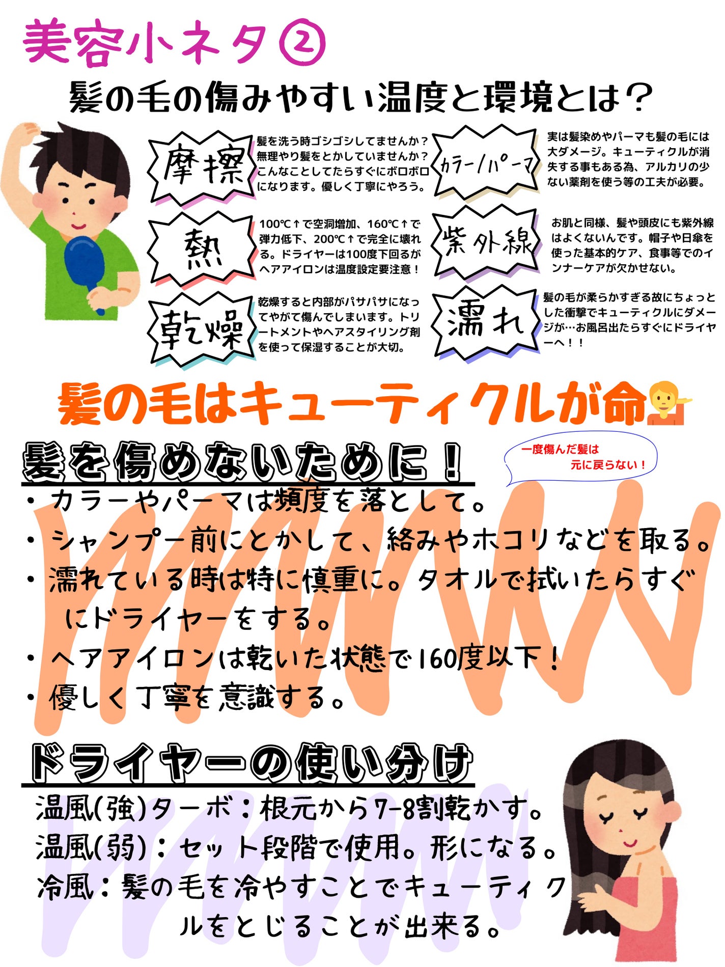たなよう on LIPS 「髪の毛を傷まないようにするにはこれをするべしとにかくキューティ..」(1枚目)