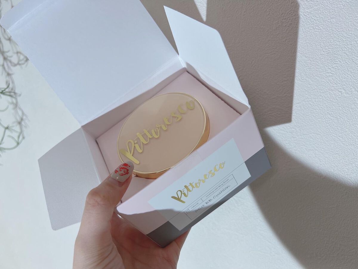 ミストBBクッション(リフィル込)/Pittoresco/クッションファンデーションを使ったクチコミ（2枚目）