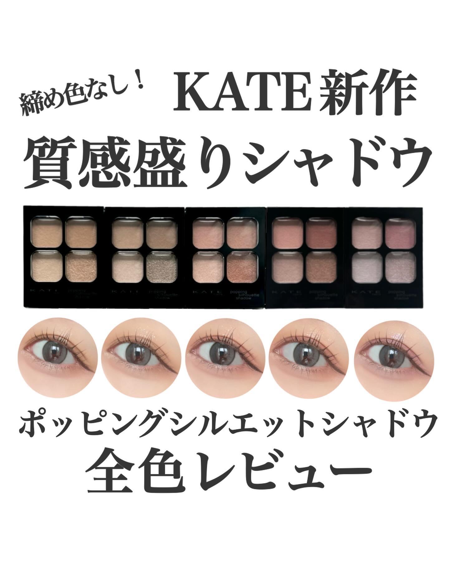 ケイト ポッピングシルエットシャドウ/KATE/アイシャドウパレットを使ったクチコミ（1枚目）