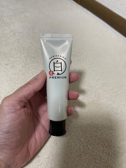 歯磨き堂 薬用ホワイトニングペースト プレミアム/歯磨き堂/歯磨き粉を使ったクチコミ(1枚目)