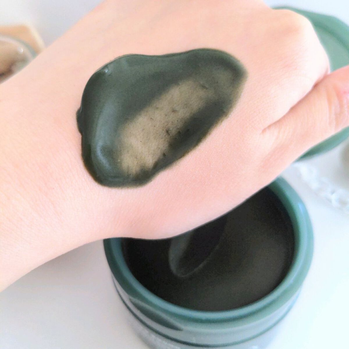 3番 緑茶炭毛穴パッククレンジングバーム/numbuzin/クレンジングバームを使ったクチコミ（3枚目）