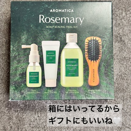 ローズマリースカルプトライアルキット/AROMATICA/市販シャンプーを使ったクチコミ(6枚目)