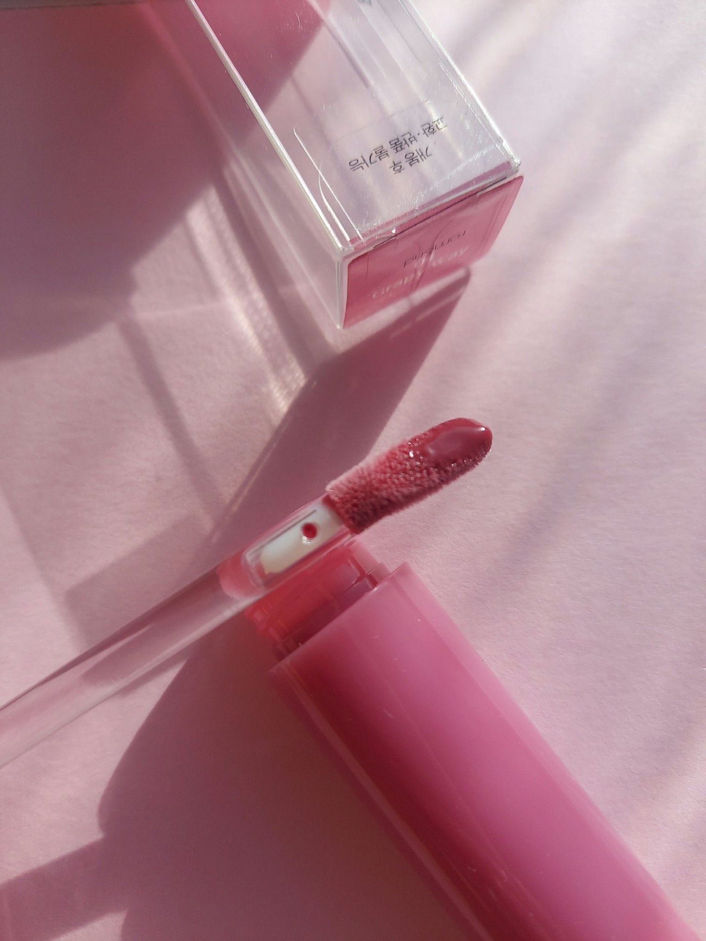 グラスティングカラーグロス/rom&nd/リップグロスを使ったクチコミ(7枚目)