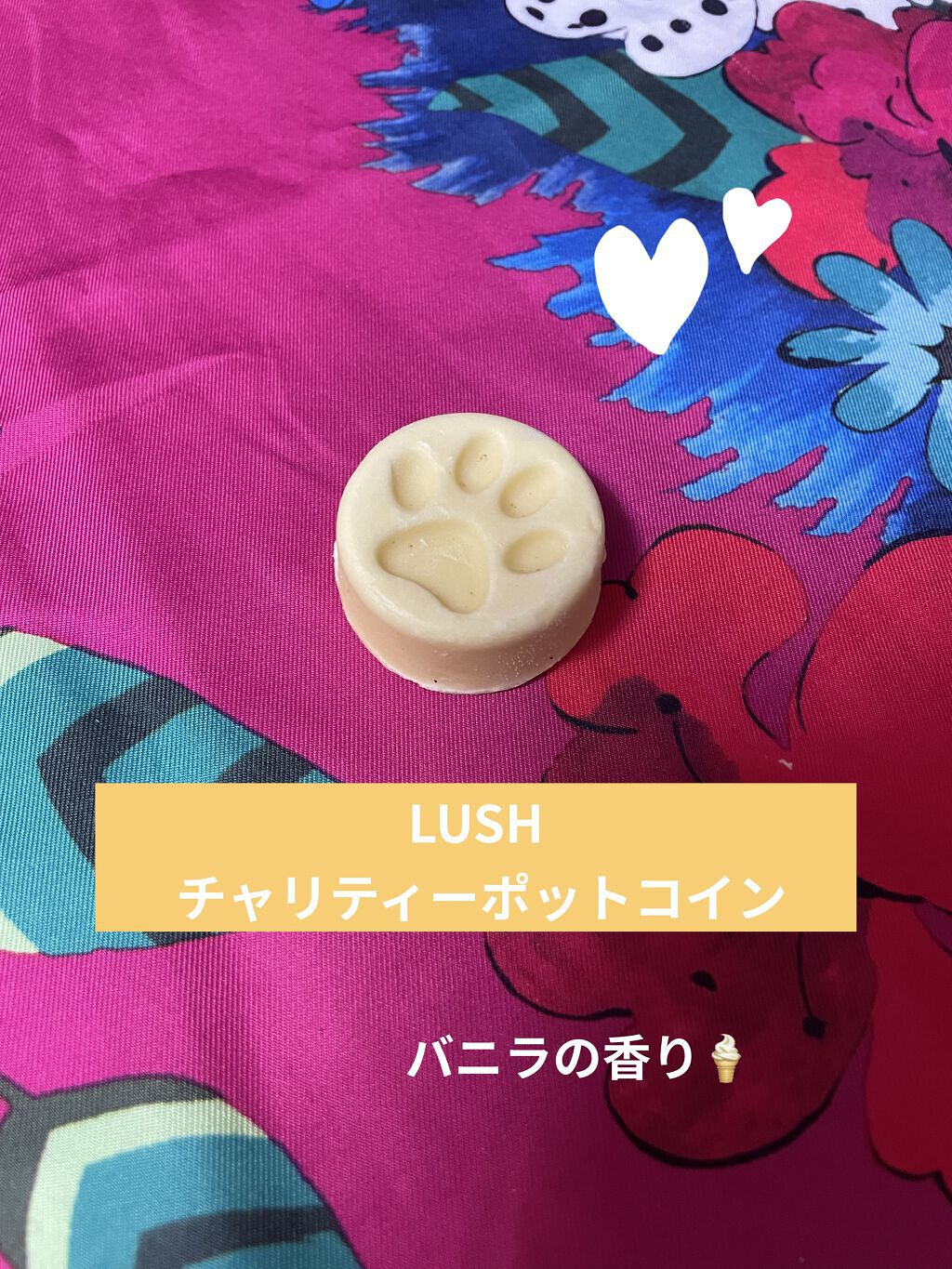 チャリティポット コイン 動物の権利/ラッシュ/ボディローションを使ったクチコミ（1枚目）