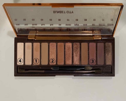 gecomo floating light eye shadow/gecomo/アイシャドウパレットを使ったクチコミ(2枚目)