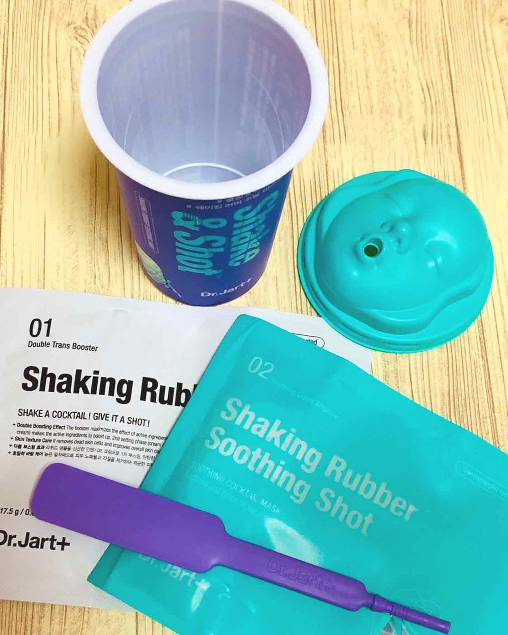 ドクタージャルト シェイキング ラバー シェイク＆ショット スージング ショット/Dr.Jart＋/シートマスク・パックを使ったクチコミ（2枚目）