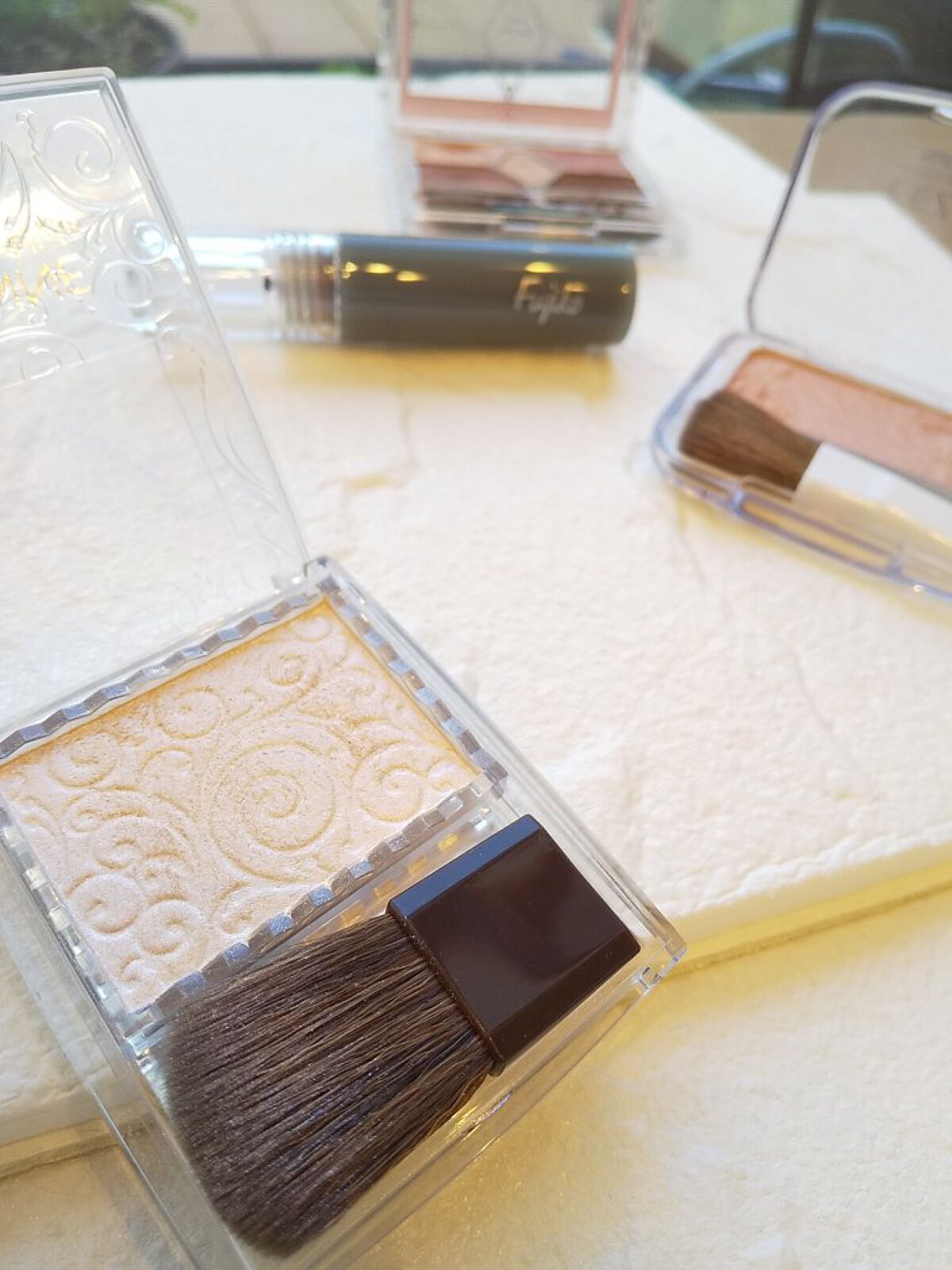 ナチュラル チークN/CEZANNE/パウダーチークを使ったクチコミ（1枚目）