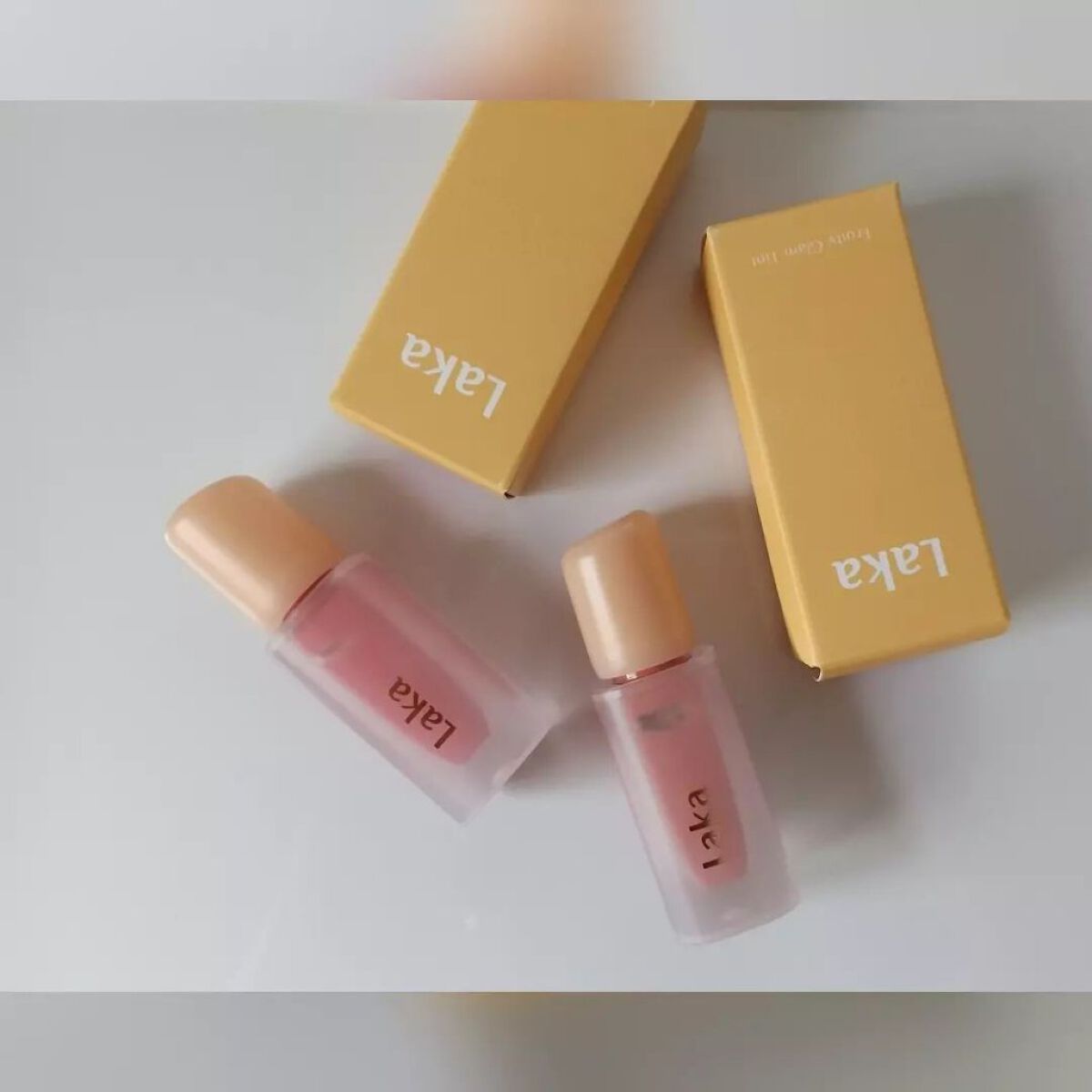 フルーティーグラムティント/Laka/リップティントを使ったクチコミ（2枚目）