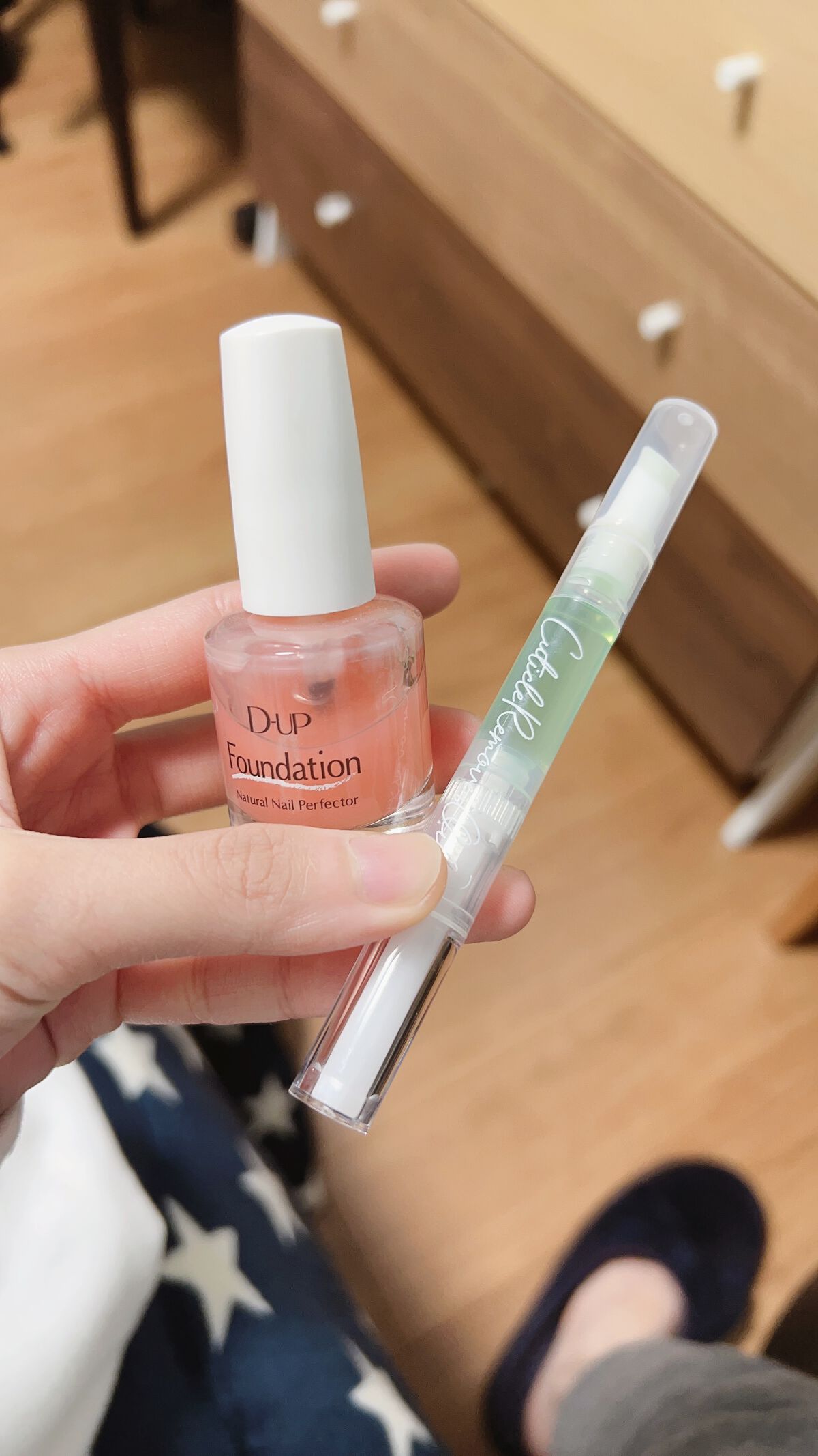 ディーアップファンデーション/D-UP/ネイルベースコートを使ったクチコミ(1枚目)