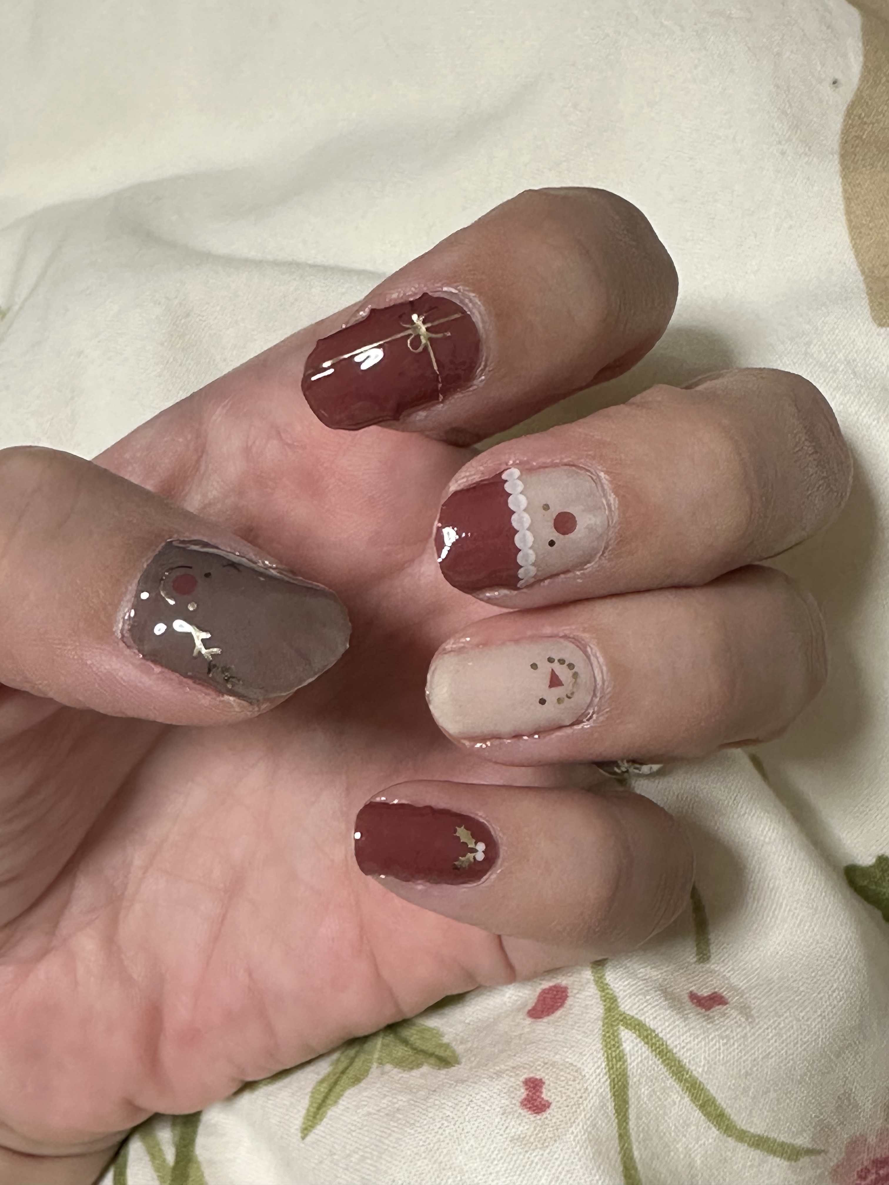 ジェルネイルシール/DAISO/ネイルシールを使ったクチコミ（1枚目）