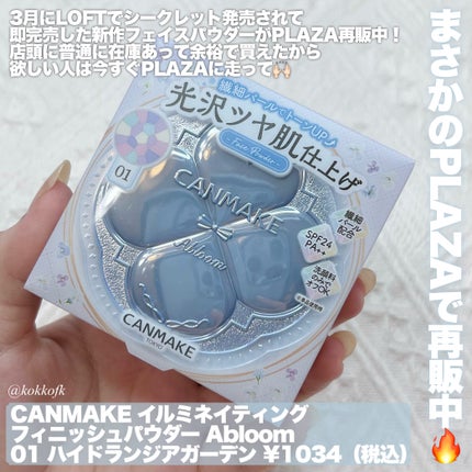 イルミネイティングフィニッシュパウダー ~Abloom~/キャンメイク/プレストパウダーを使ったクチコミ(2枚目)