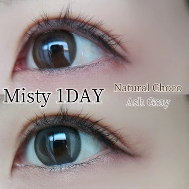 【NewJeans着用カラコン✨】
Misty 1Day
Natural Choco
Ash Gray

1Dayカラコン
レンズ直径 [DIA]	：14.2mm
着色直径：13.1mm
含水率：48%