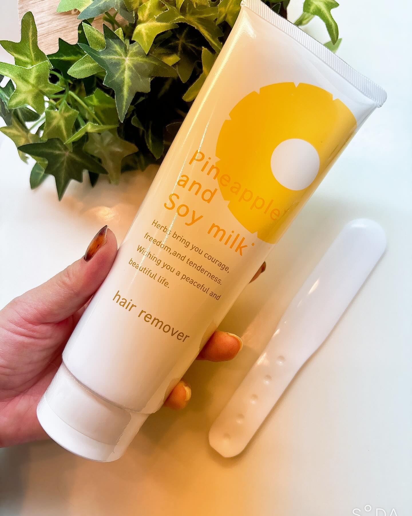 パイナップル豆乳除毛クリーム/鈴木ハーブ研究所/除毛クリームを使ったクチコミ（1枚目）