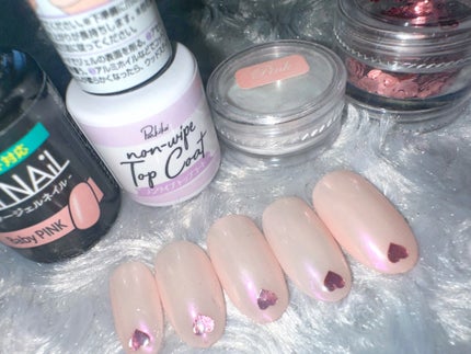 オーロラパウダー/セリア/ネイル用品を使ったクチコミ(2枚目)