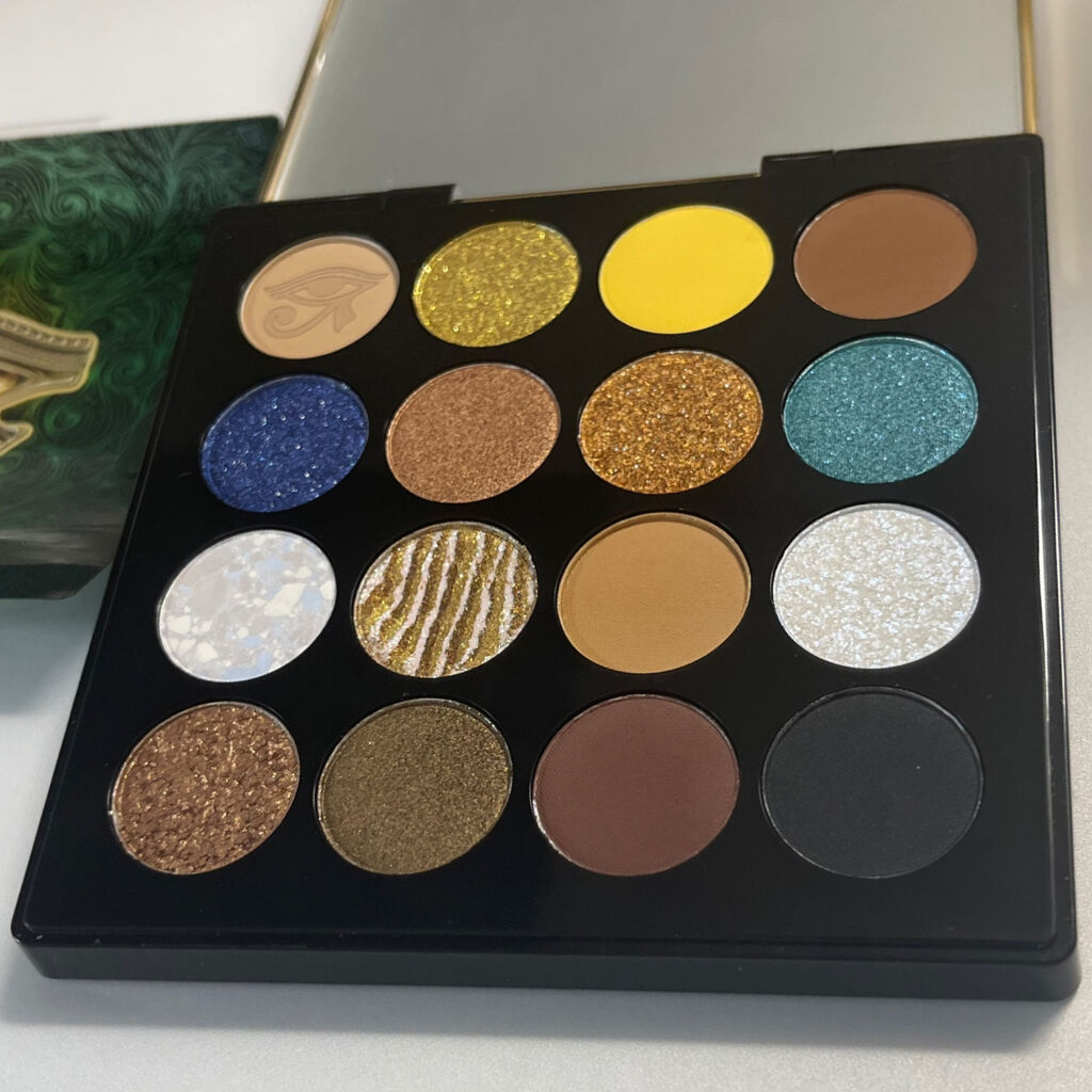 大英博物館 エジプトシリーズ アイシャドウパレット/ZEESEA/アイシャドウパレットを使ったクチコミ（2枚目）