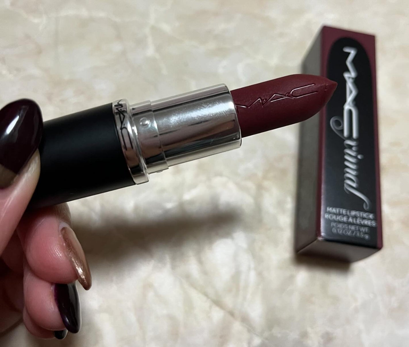 マキシマル シルキー マット リップスティック/M・A・C/口紅を使ったクチコミ(4枚目)