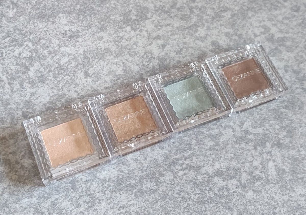 シングルカラーアイシャドウ/CEZANNE/単色アイシャドウを使ったクチコミ（1枚目）