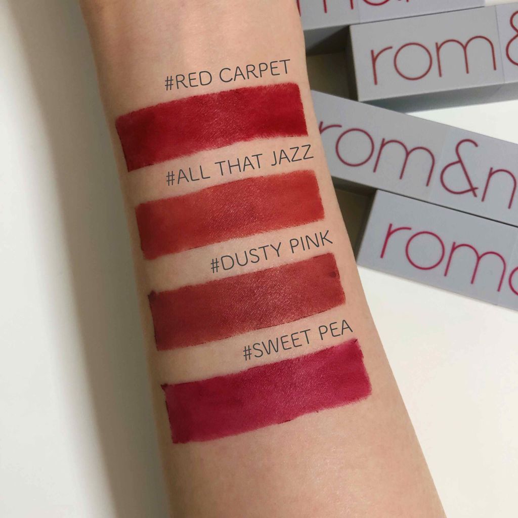 ゼログラムマットリップスティック/rom&nd/口紅を使ったクチコミ(2枚目)