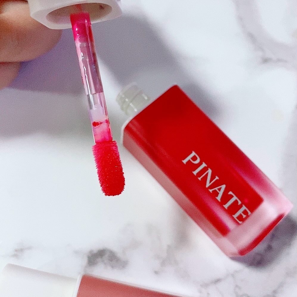 ナチュラルブルームリップオイルセラム 3色セット/PINATE/リップグロスを使ったクチコミ（3枚目）