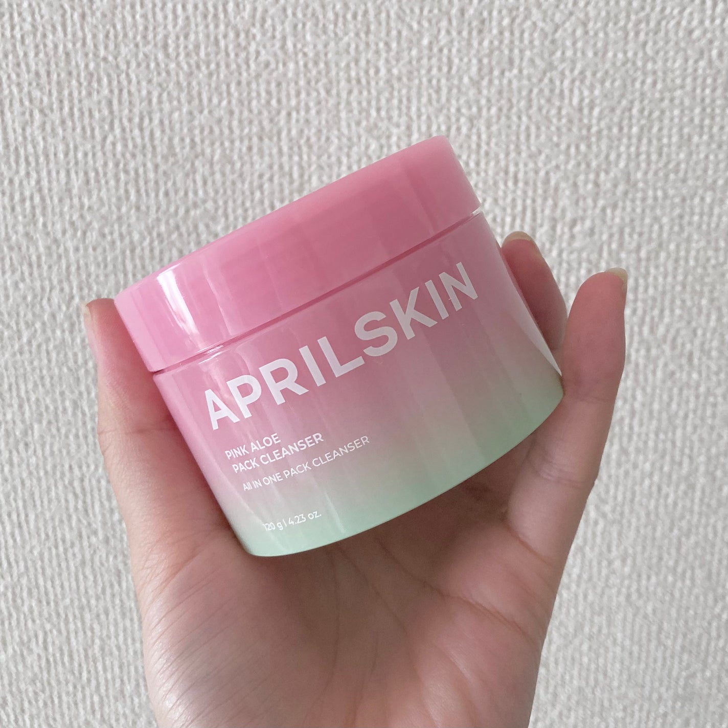 ピンクアロエメレンゲクレンザー/APRILSKIN/その他洗顔料を使ったクチコミ(1枚目)