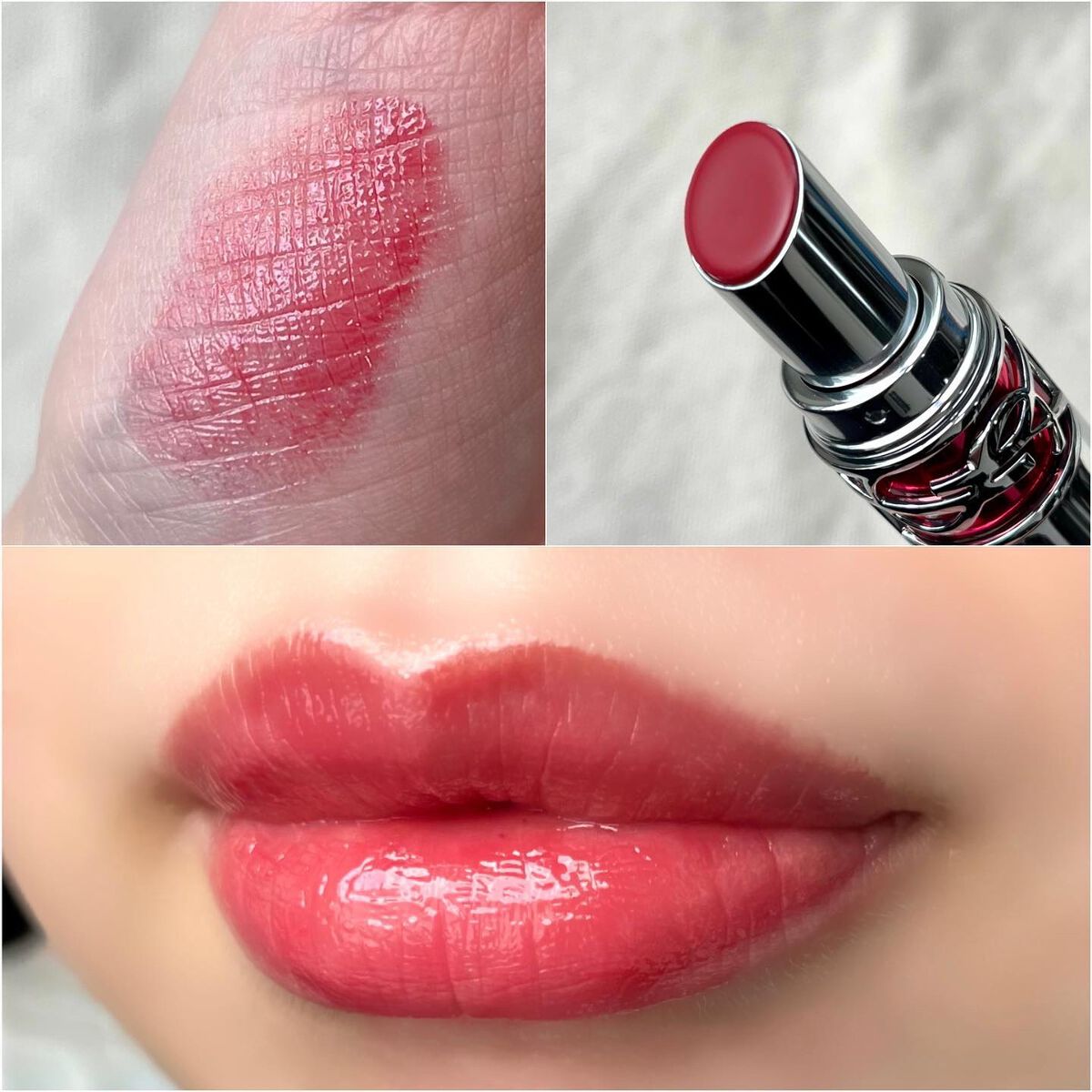 YSL ラブシャイン キャンディグレーズ/YVES SAINT LAURENT BEAUTE/口紅を使ったクチコミ(4枚目)