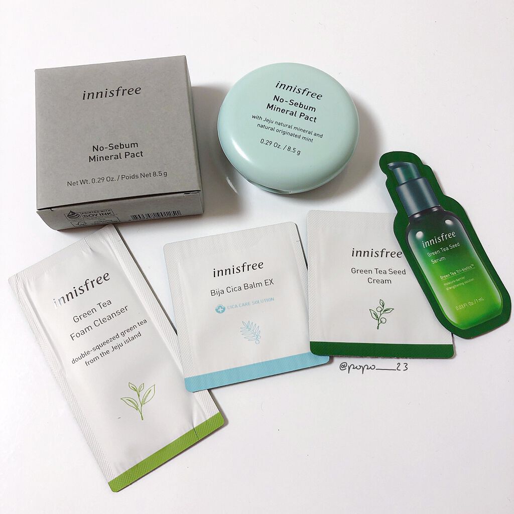 ノーセバム ミネラルパクト N/innisfree/プレストパウダーを使ったクチコミ（1枚目）