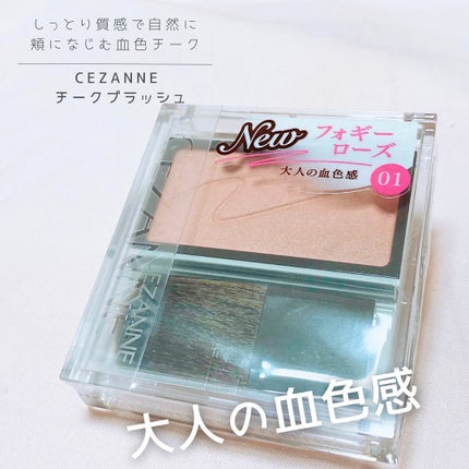チークブラッシュ/CEZANNE/パウダーチークを使ったクチコミ(1枚目)