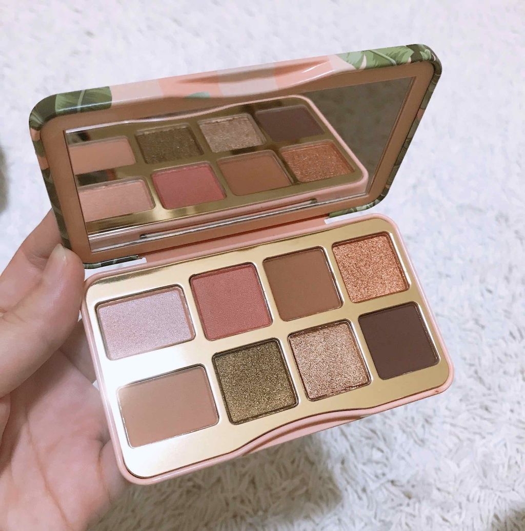 ティックルドピーチ ミニ アイシャドウ パレット/Too Faced/アイシャドウパレットを使ったクチコミ(2枚目)