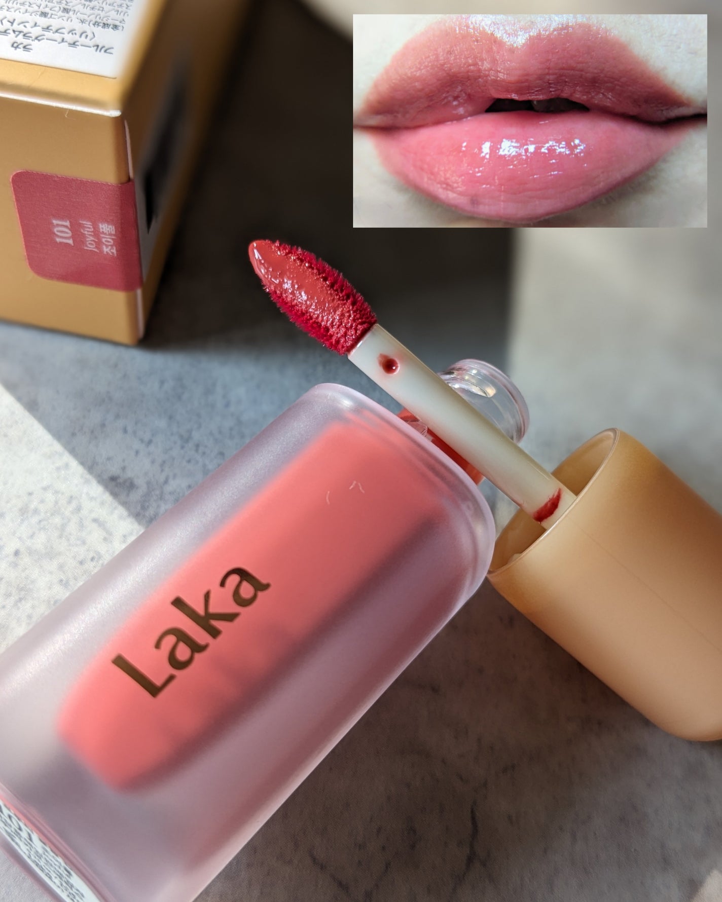 フルーティーグラムティント/Laka/リップティントを使ったクチコミ(1枚目)