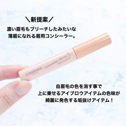 コンシーラーブロウマスカラ/キャンメイク/その他アイブロウを使ったクチコミ(2枚目)