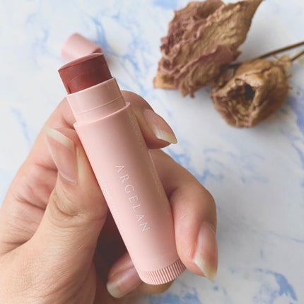 カラーリップスティック アンバーローズ/アルジェラン/リップクリームを使ったクチコミ(3枚目)