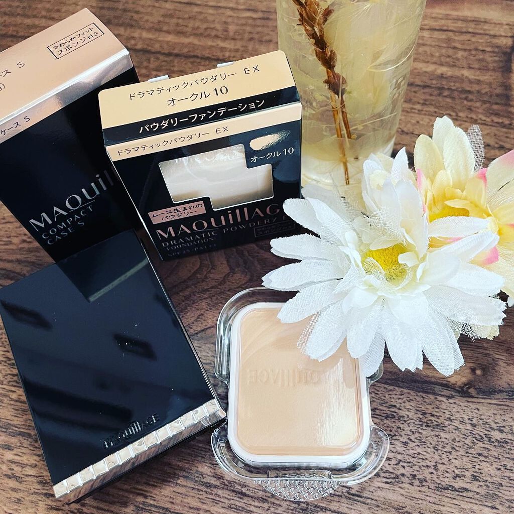 ドラマティックパウダリー EX/マキアージュ/パウダーファンデーションを使ったクチコミ(2枚目)