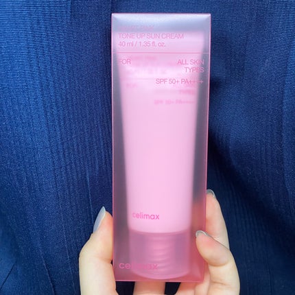 ハートピンクトーンアップサンクリーム/celimax/日焼け止めクリームを使ったクチコミ(6枚目)