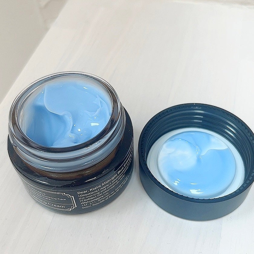 ミッドナイトブルーカーミングクリーム/Klairs/フェイスクリームを使ったクチコミ(2枚目)