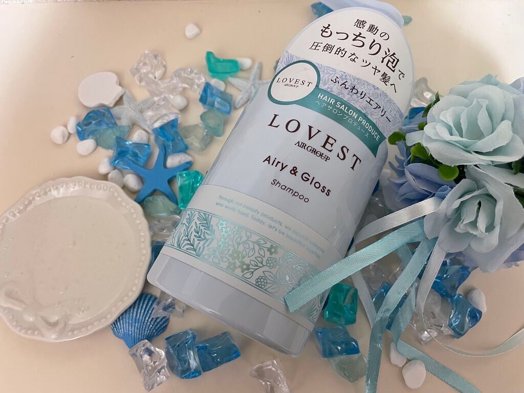 エアリーアンドグロス シャンプー/トリートメント /LOVEST by air Salon Quality Hair Care/市販シャンプーを使ったクチコミ(2枚目)