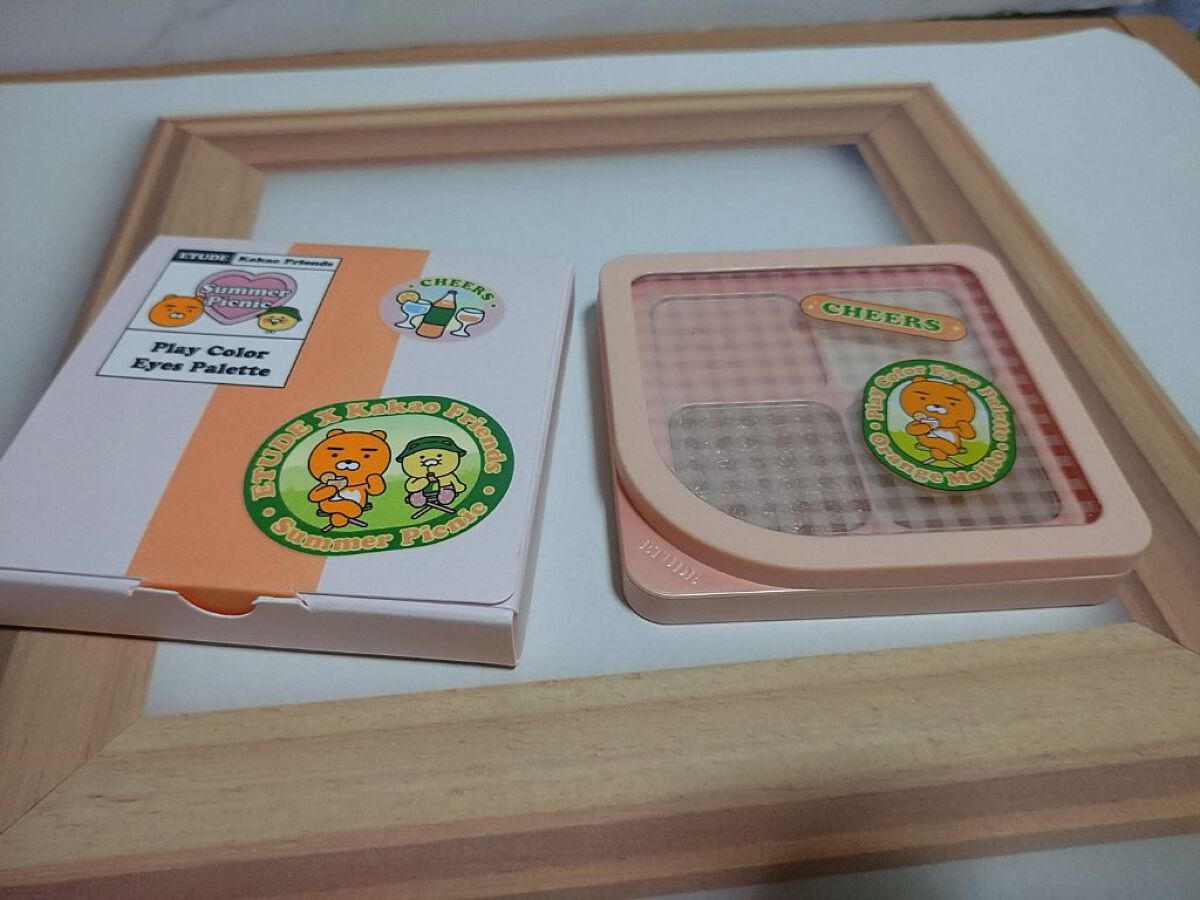 カカオフレンズ　プレイカラーアイズ　/ETUDE/アイシャドウパレットを使ったクチコミ（1枚目）