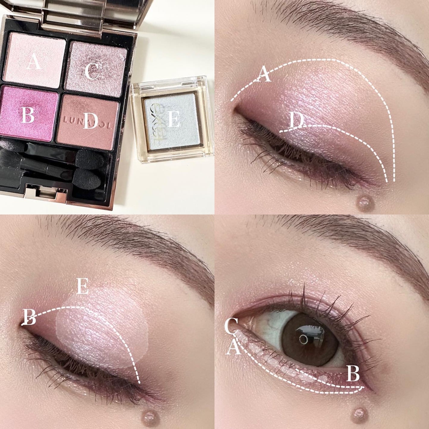 アイカラーレーション/LUNASOL/アイシャドウパレットを使ったクチコミ(4枚目)