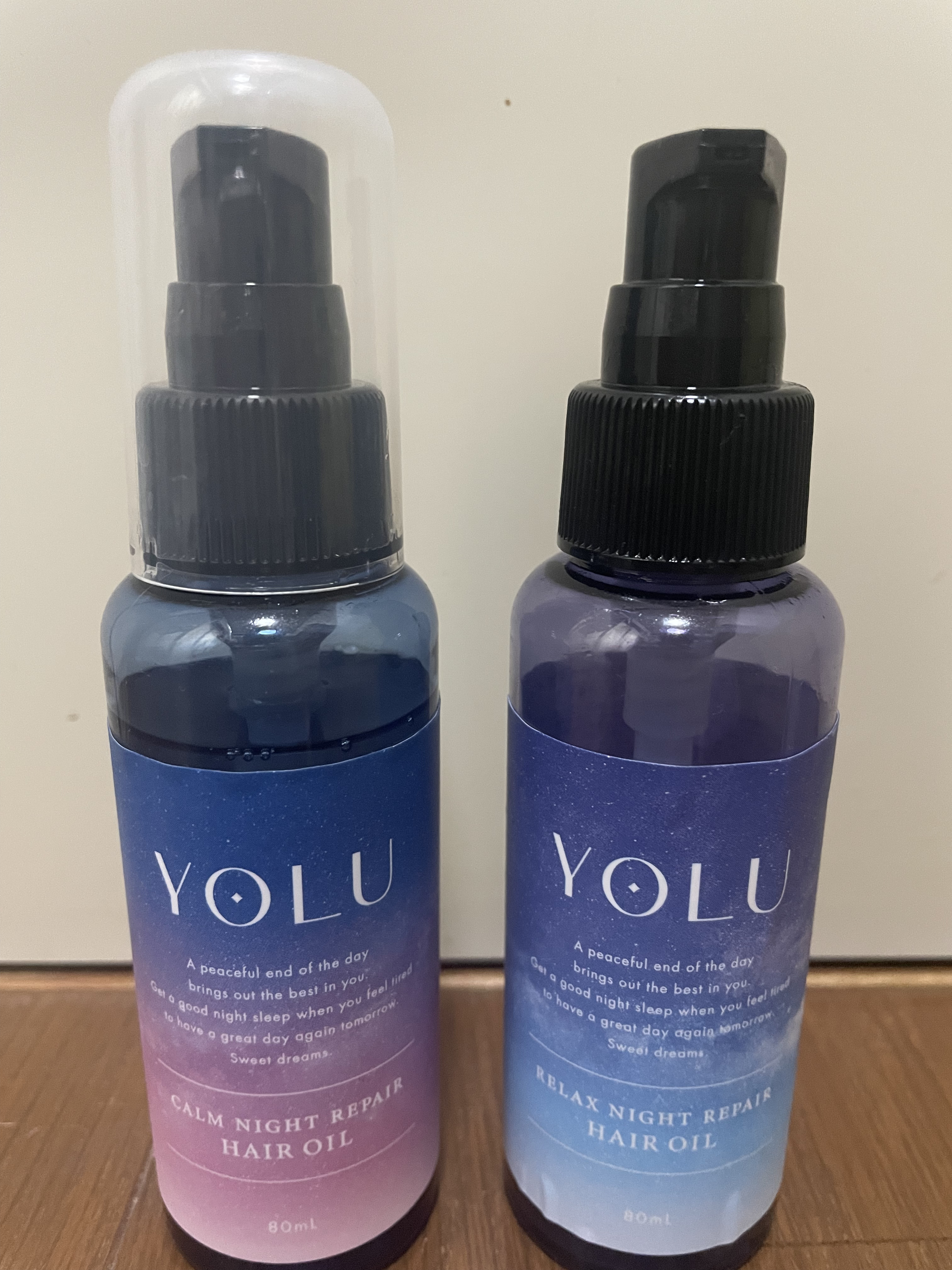 カームナイトリペアヘアオイル/YOLU/ヘアオイルを使ったクチコミ（1枚目）