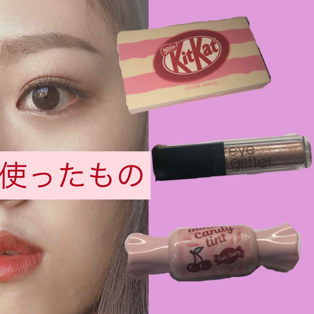 プレイカラーアイズ ミニ #キットカット ストロベリーティラミス/ETUDE/アイシャドウパレットを使ったクチコミ（2枚目）