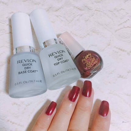 クイック ドライ ベース コート N/REVLON/ネイルベースコートを使ったクチコミ(1枚目)