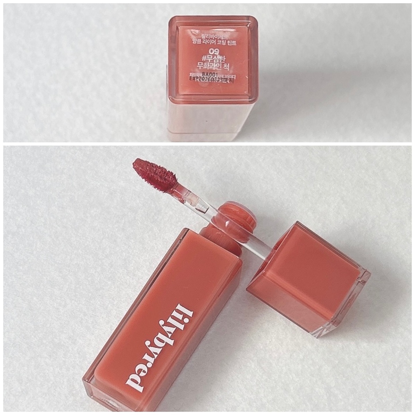 ブラッディライアー コーティングティント/lilybyred/リップティントを使ったクチコミ（3枚目）