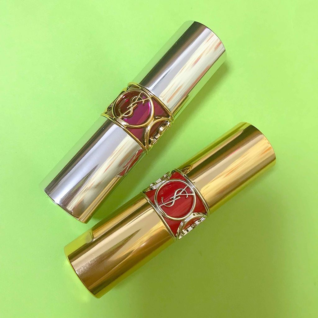 ルージュ ヴォリュプテ シャイン/YVES SAINT LAURENT BEAUTE/口紅を使ったクチコミ(1枚目)