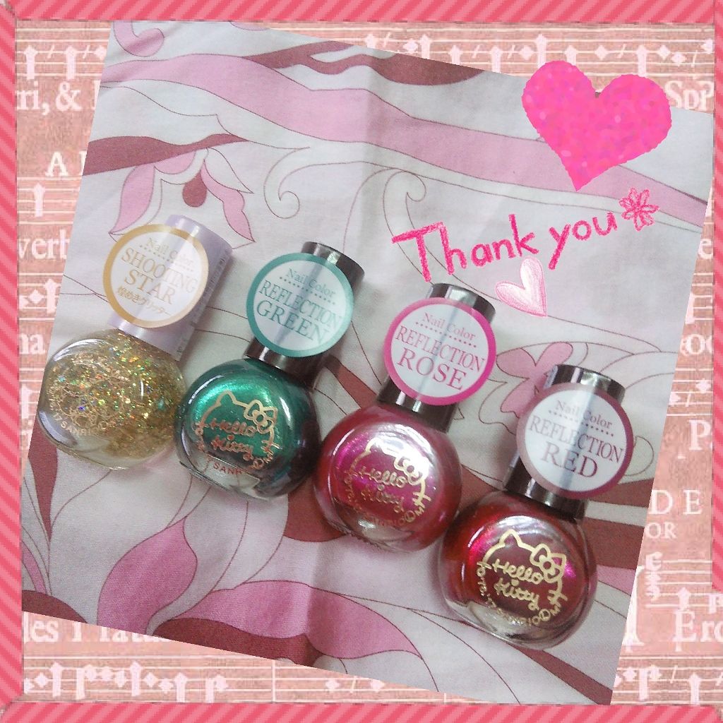 サンリオネイル/DAISO/マニキュアを使ったクチコミ(1枚目)