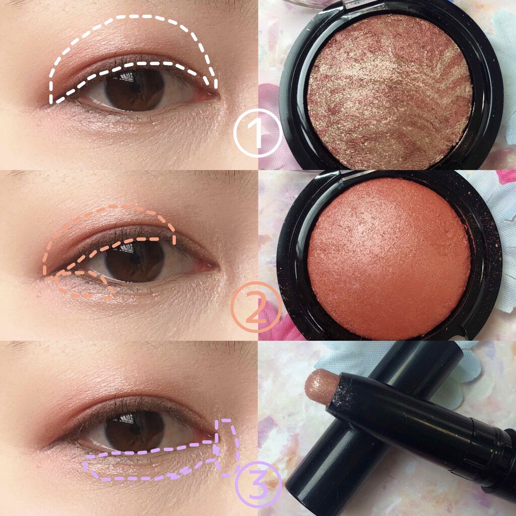 UR GLAM EYE & CHEEK COLOR/U R GLAM/単色アイシャドウを使ったクチコミ(2枚目)