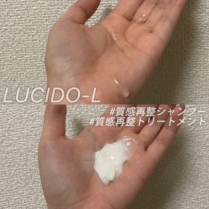 #質感再整シャンプー/トリートメント /ルシードエル/市販シャンプーを使ったクチコミ(2枚目)