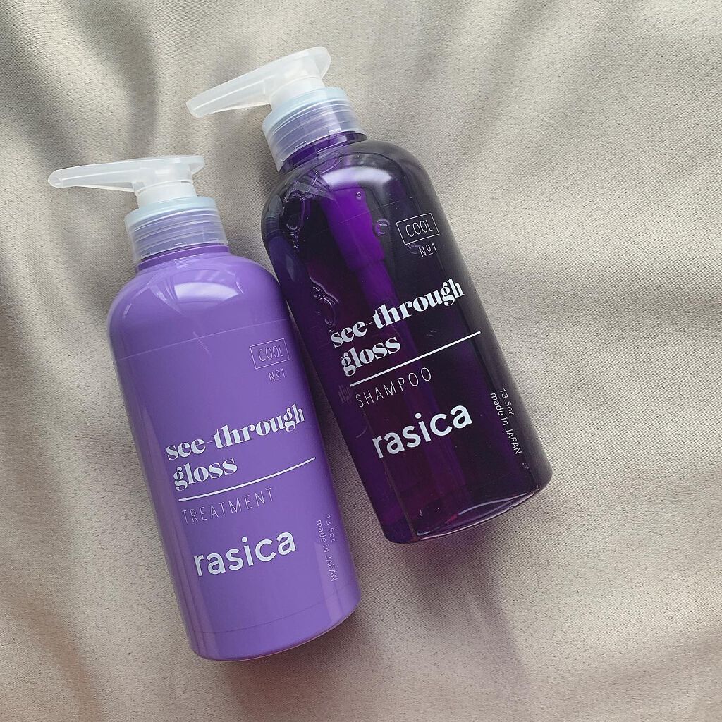 シースルーグロスシャンプー/トリートメント/rasica/市販シャンプーを使ったクチコミ(1枚目)