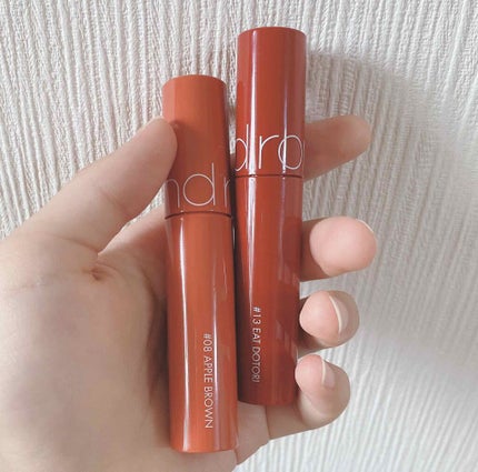 ジューシーラスティングティント/rom&nd/リップティントを使ったクチコミ(2枚目)