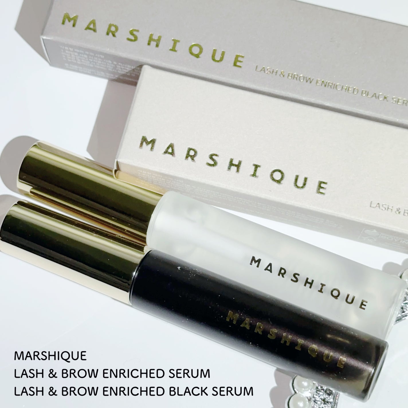 LASH & BROW ENRICHED BLACK SERUM/MARSHIQUE/まつげ美容液を使ったクチコミ(2枚目)