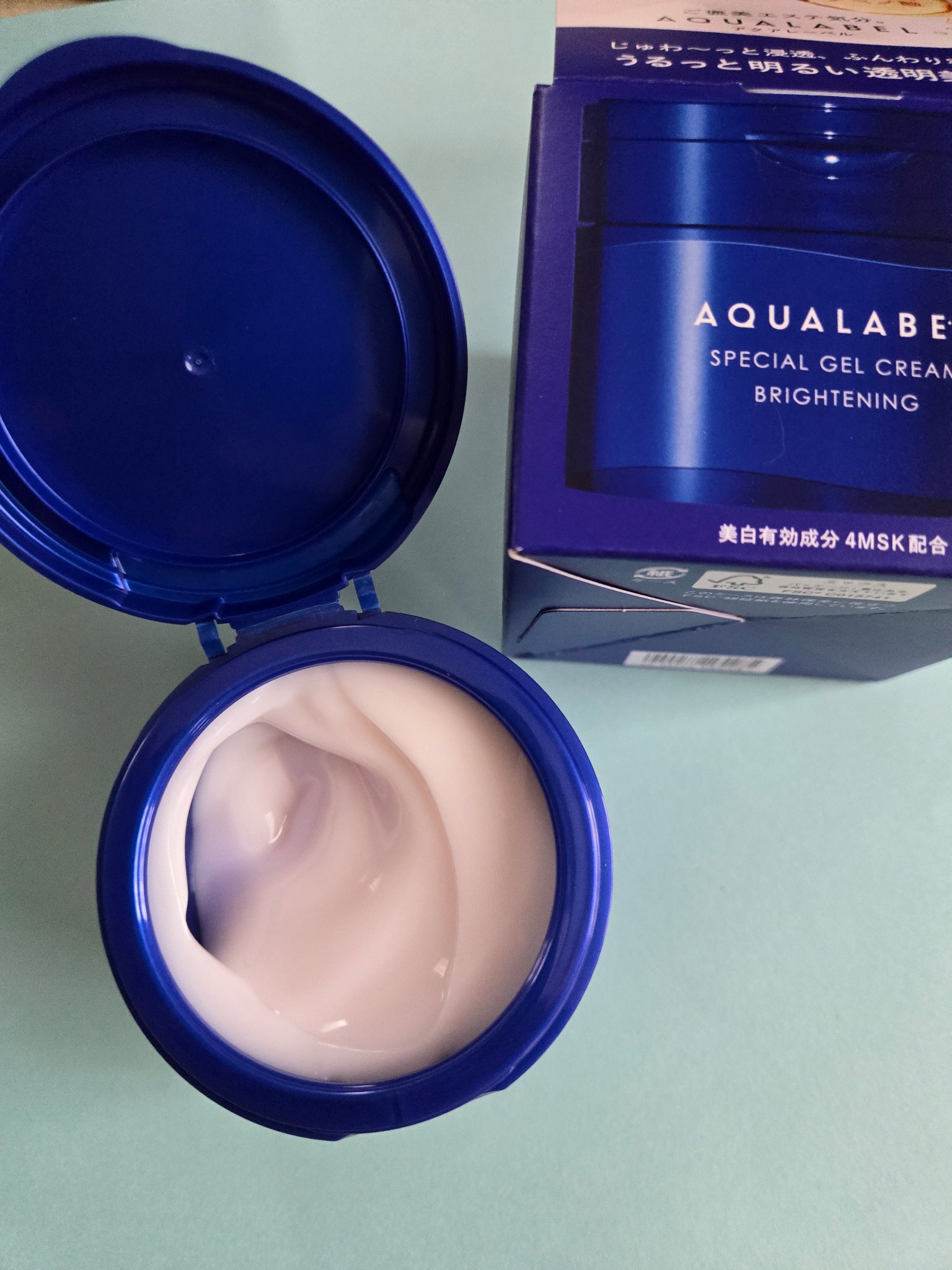 スペシャルジェルクリーム EX （ブライトニング） /アクアレーベル/オールインワン化粧品を使ったクチコミ（3枚目）