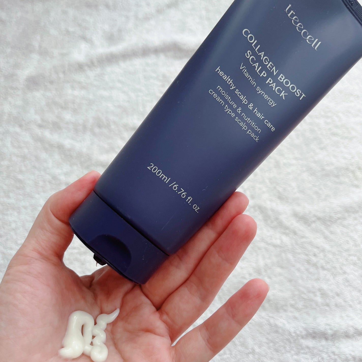 コラーゲンブースト スカルプパック/treecell/ヘアマスク・ヘアパックを使ったクチコミ(2枚目)